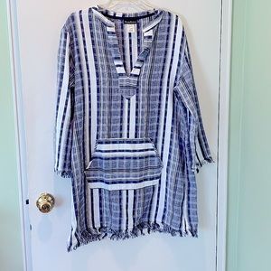 TOMMY BAHAMA Striped Cotton Coverup